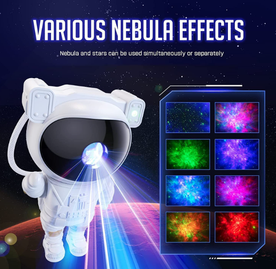 Astronaut Galaxy Projector Night Light